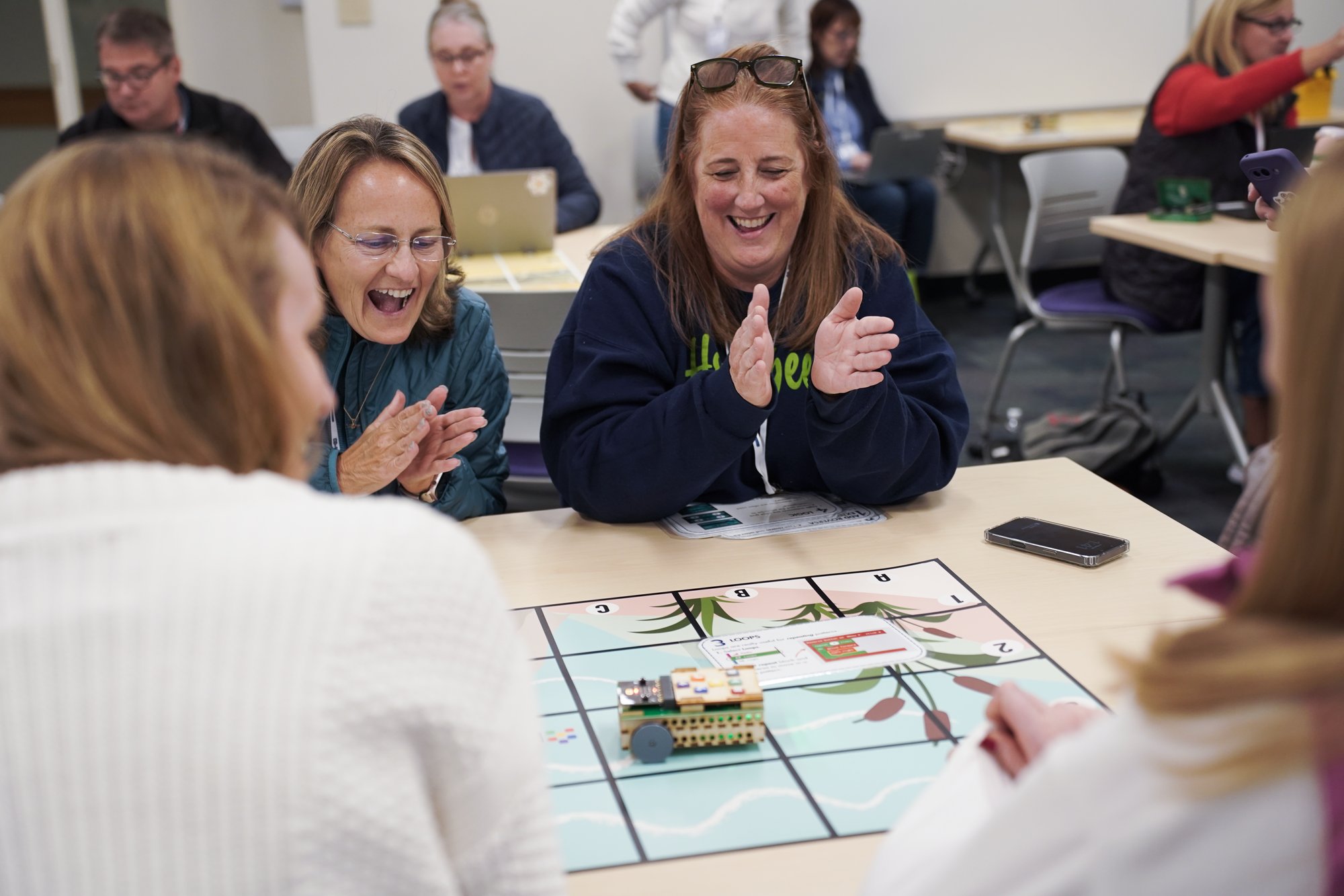 Teachers at micro:bit live conference