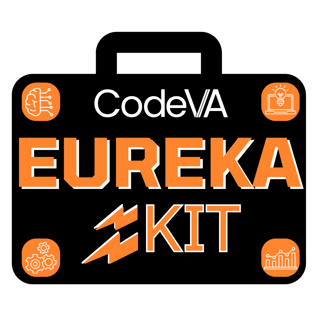Eureka Kit Logo (3 color - black, orange, white)