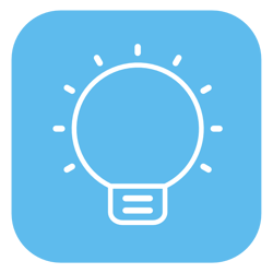 Innovate Blue Lightbulb Icon