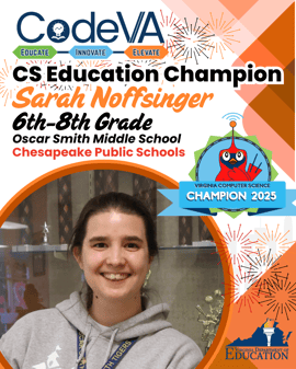 Sarah Noffsinger CS Champions 2025