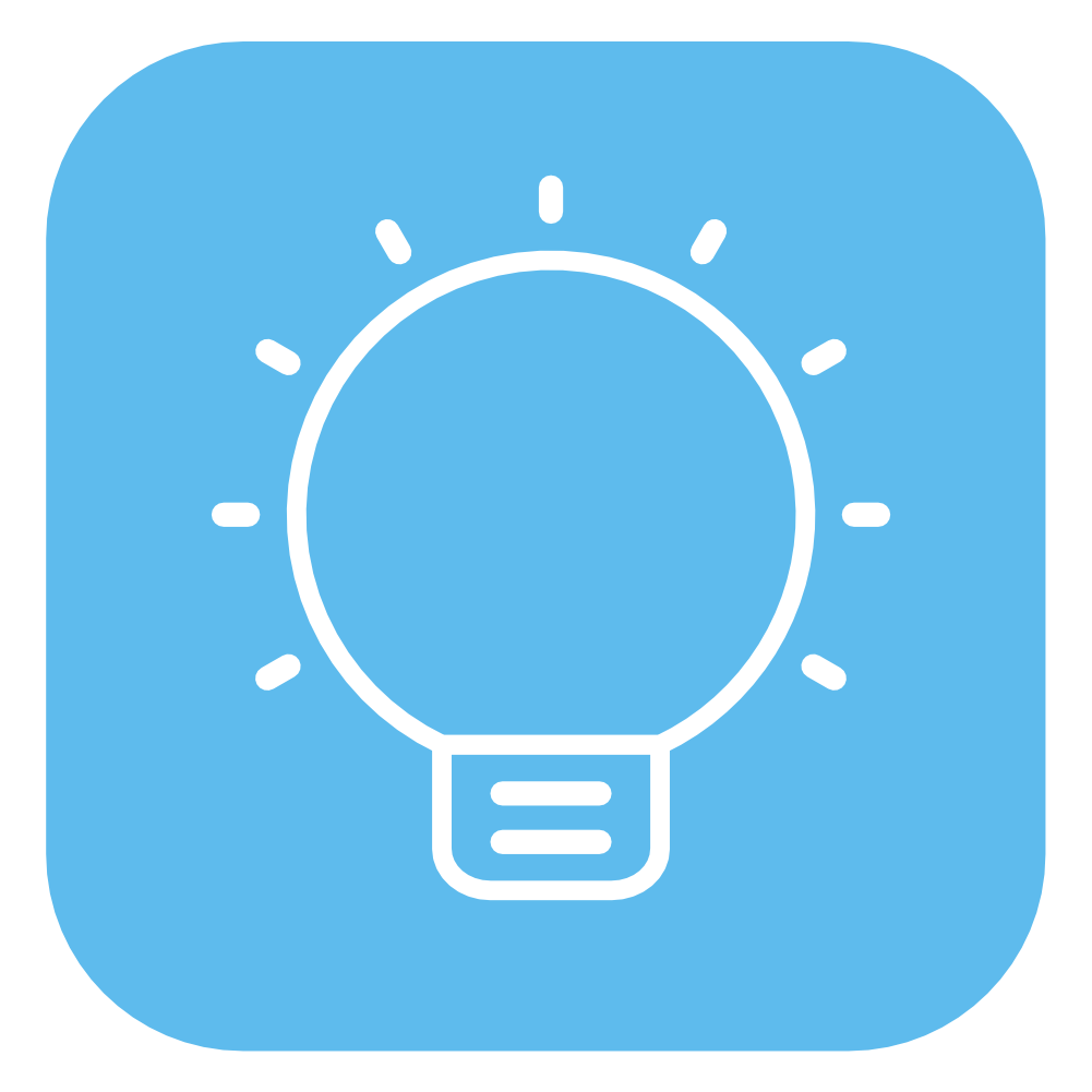 Innovate Blue Lightbulb Icon